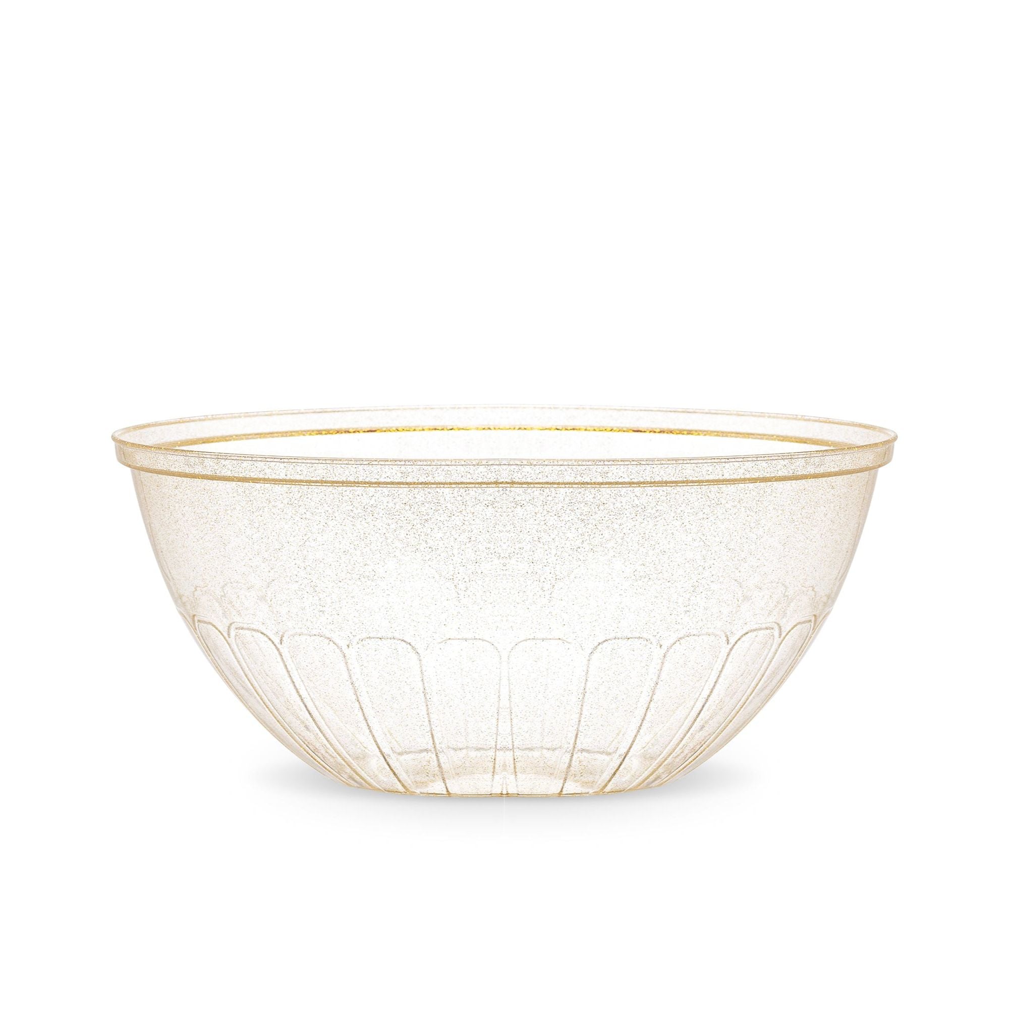 Gold Glitter Salad Bowl - 3 Count - Pro Linens