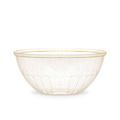 Gold Glitter Salad Bowl - 3 Count - Pro Linens