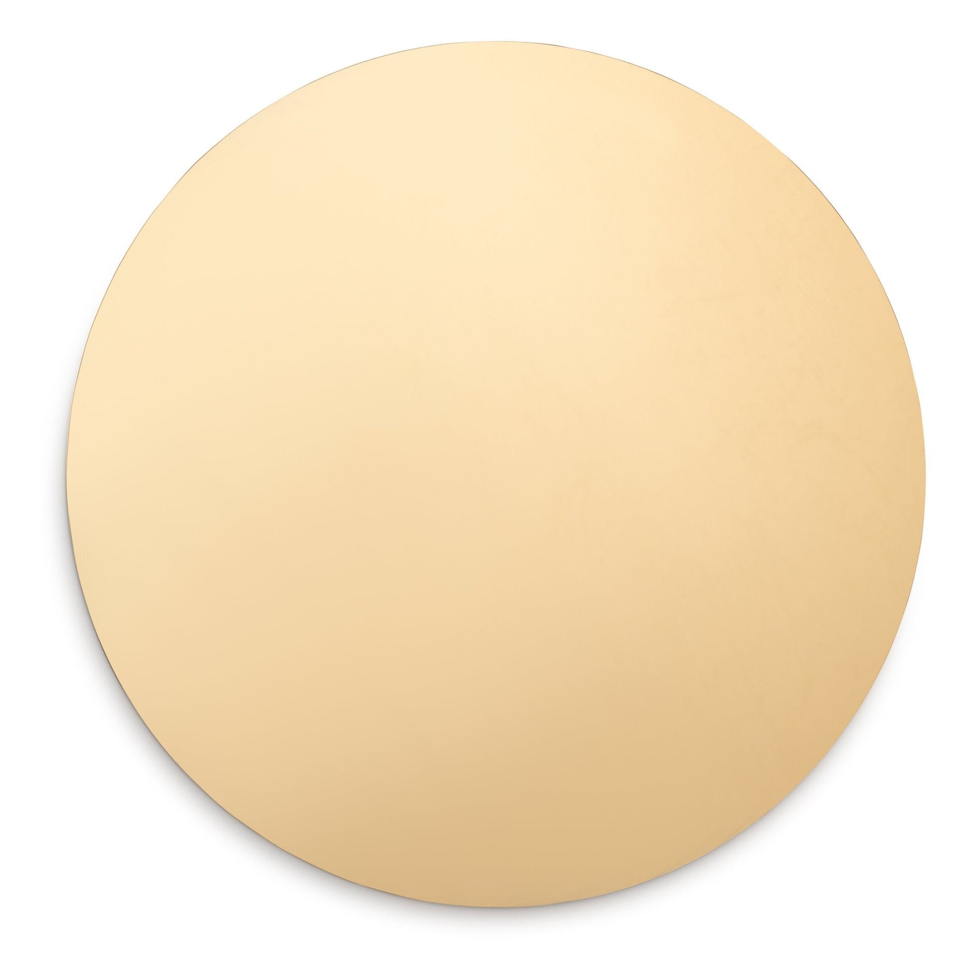 Gold Mirrored 13″ Round Plastic Charger Plate - 1 Count - Pro Linens