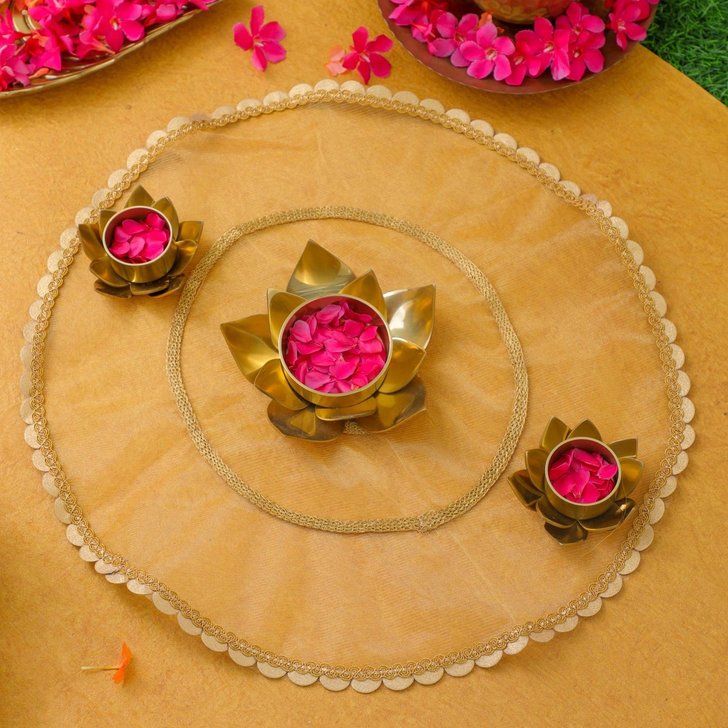 Gold Thali Cover Thali cover PRO Indian