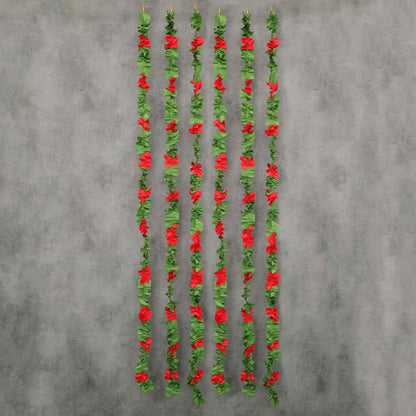 Green Red Cotton Paper Garland Paper PRO Indian