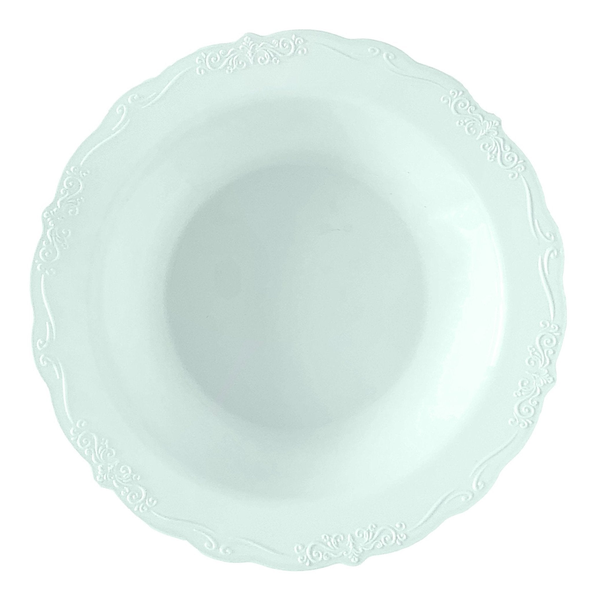 Green Round Plastic Plates - Vintage Plate Pro Linens