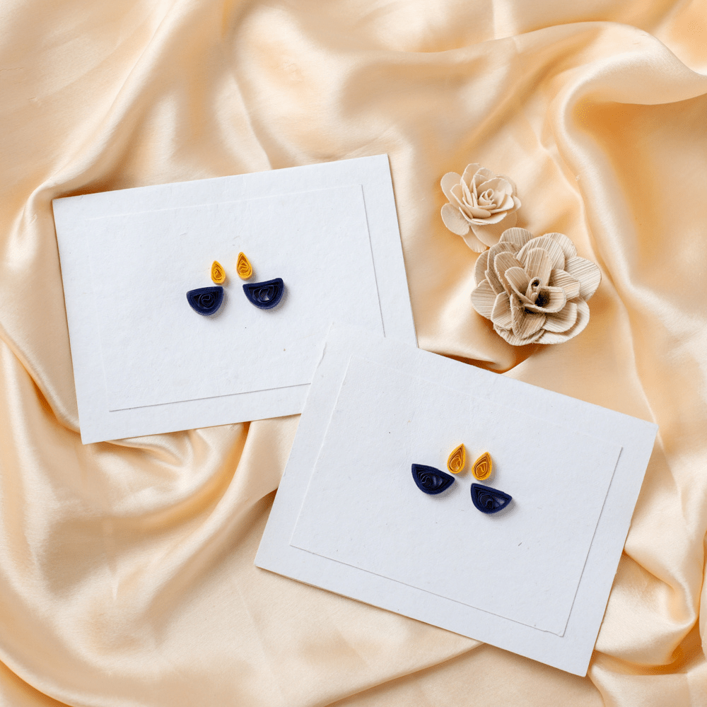 Handmade Diwali Quilled Greeting Cards Diwali PRO Indian