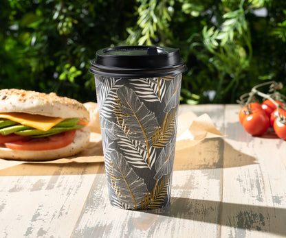 Insulated Paper Coffee Cups with Lids - Pro Linens