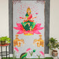 Lakshmi Mata Cloth Backdrop Décor Kit Fabric PRO Indian