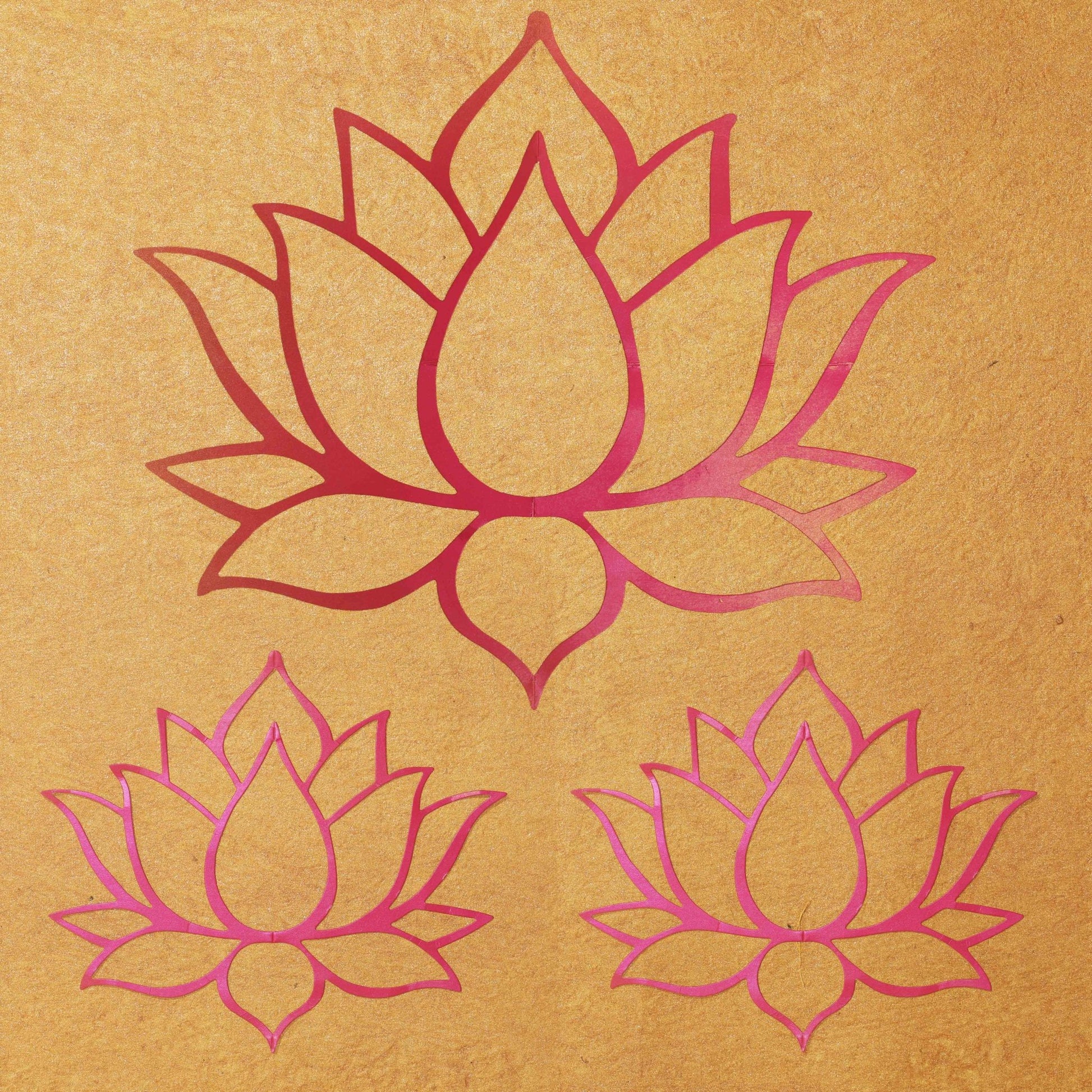 Lotus Paper Cutouts Paper PRO Indian