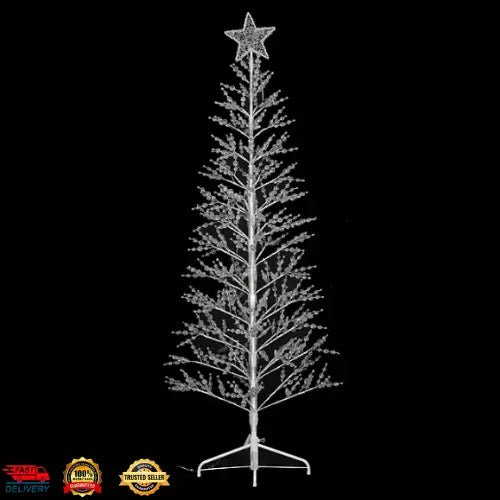 Member's Mark 6' Pre - Lit Crystal Beaded Tree - Pro Linens