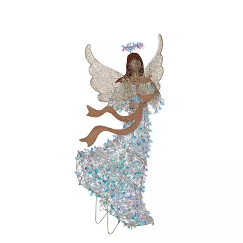 Member's Mark 6' Pre - Lit Iridescent Angel - Pro Linens