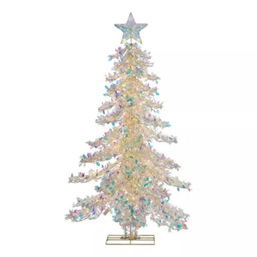 Member's Mark 6' Pre - Lit Iridescent Downswept Tree - Pro Linens