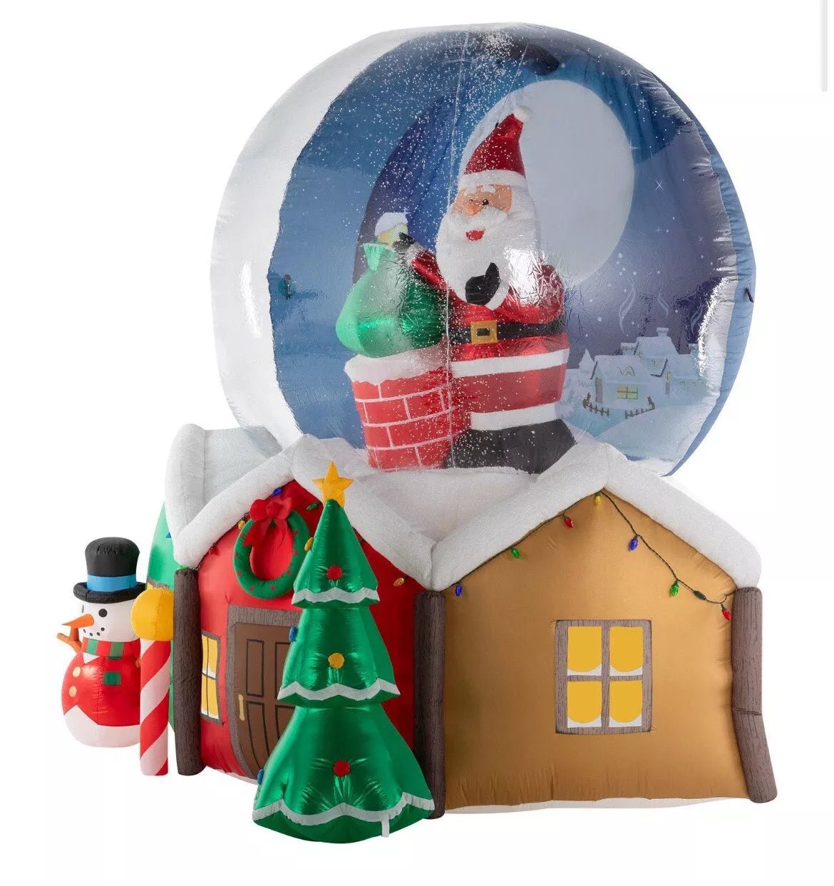 Member's Mark 9' Pre - Lit Inflatable Snowglobe - Pro Linens