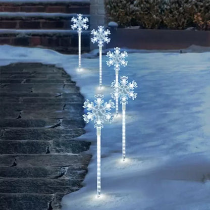 Member's Mark Snowflake Pathway LED Lights, 5ct. - Pro Linens