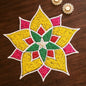 Multicolor Floor Rangoli Shola wood PRO Indian