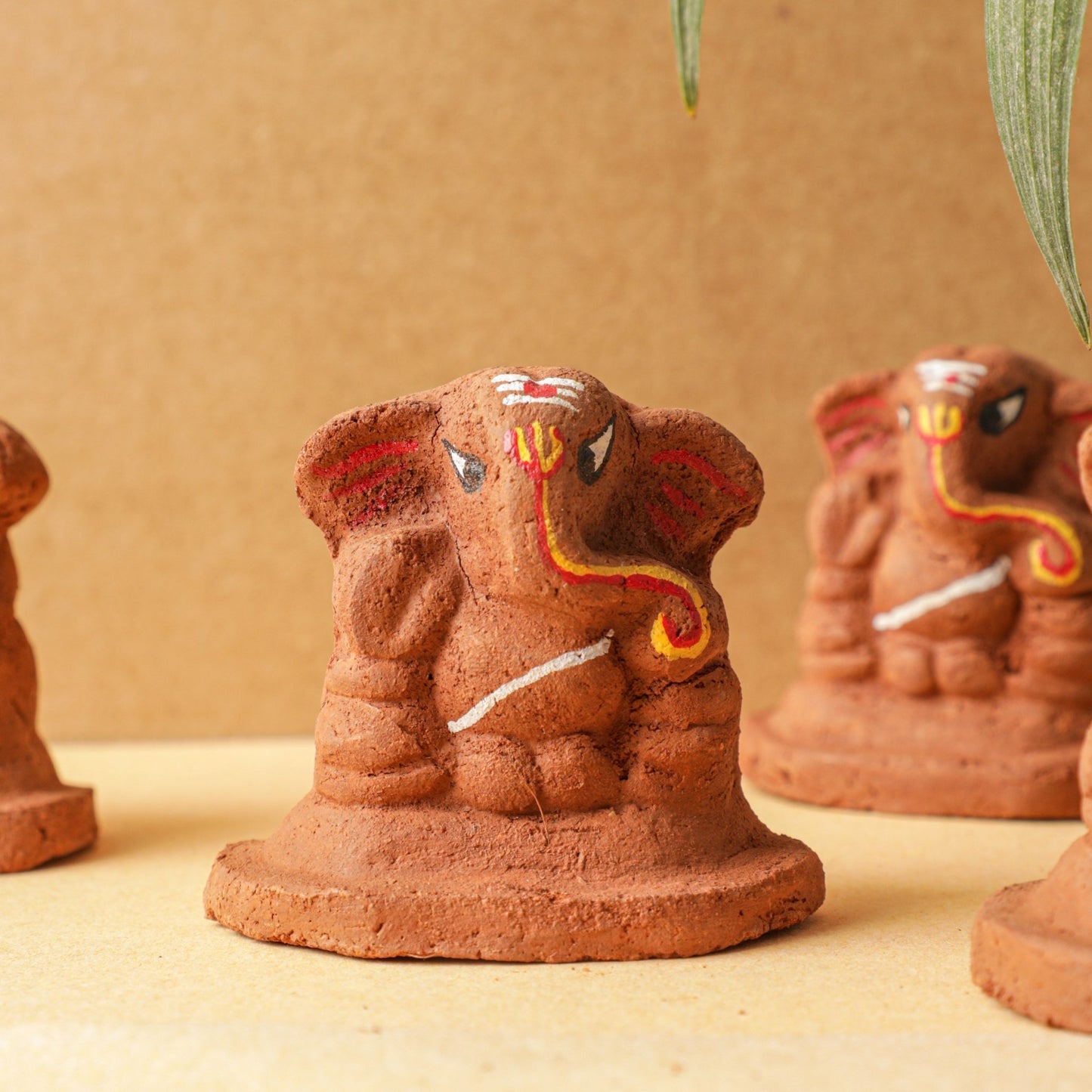 Natural Clay Mini Ganesha PRO Indian