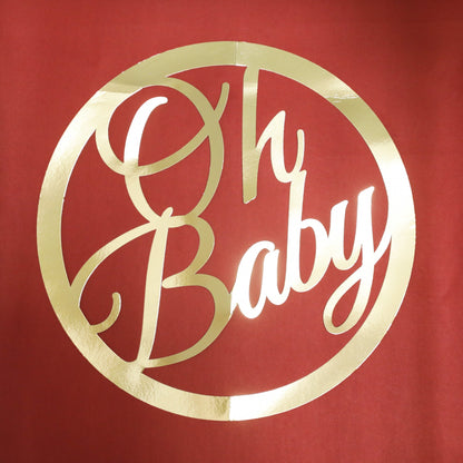 Oh Baby Cutout - Gold Paper PRO Indian