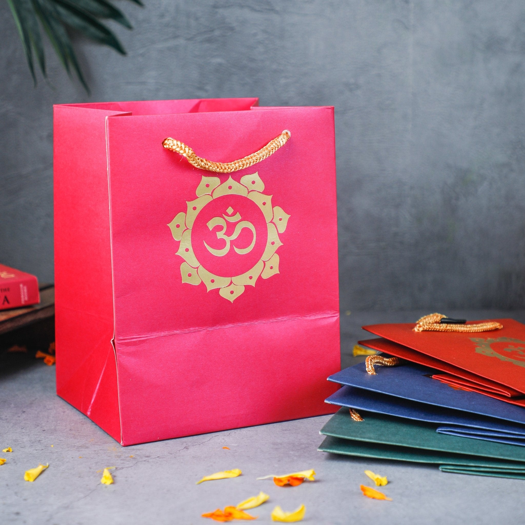 Om Paper Bags (8") Paper PRO Indian