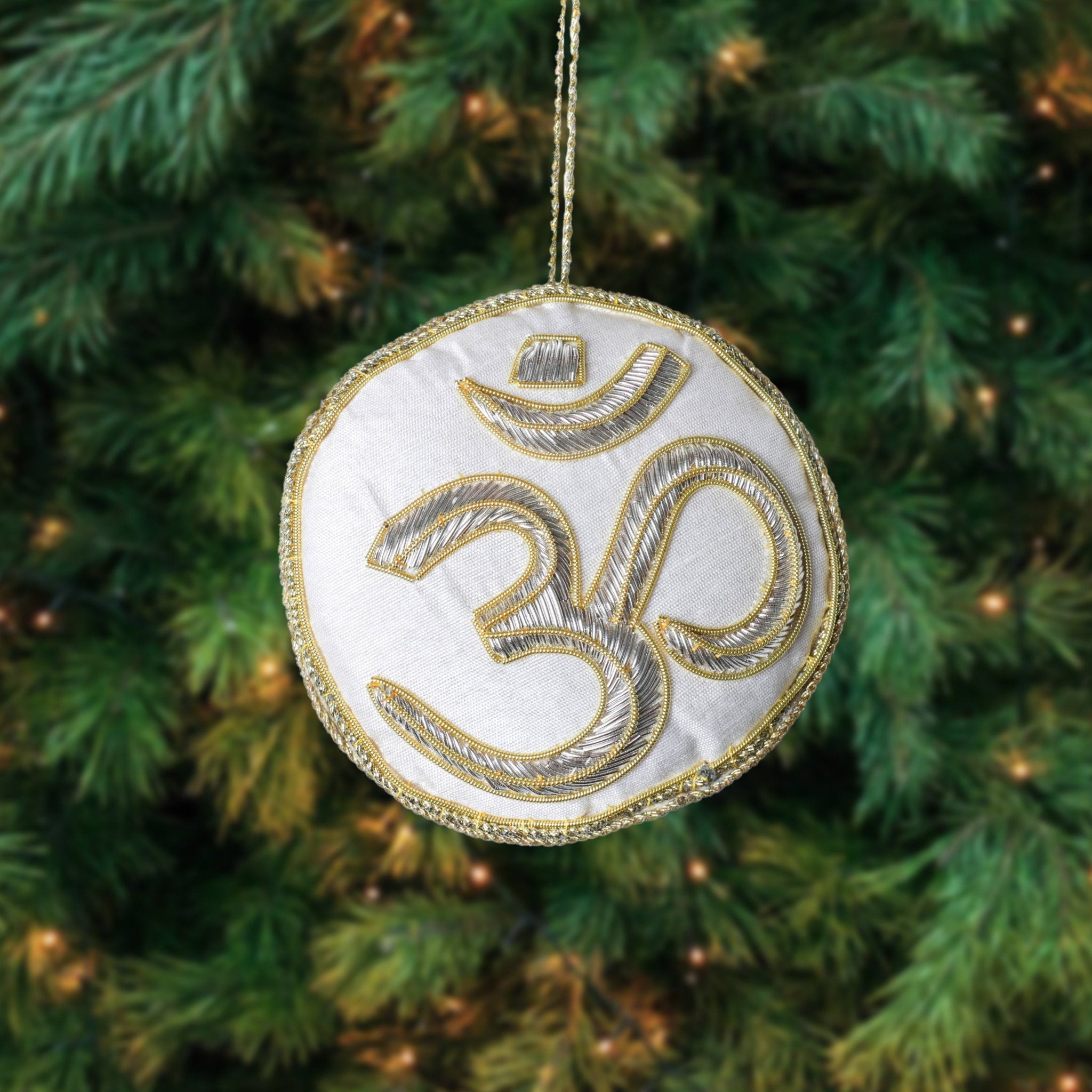 Om Symbol Christmas Ornament PRO Indian