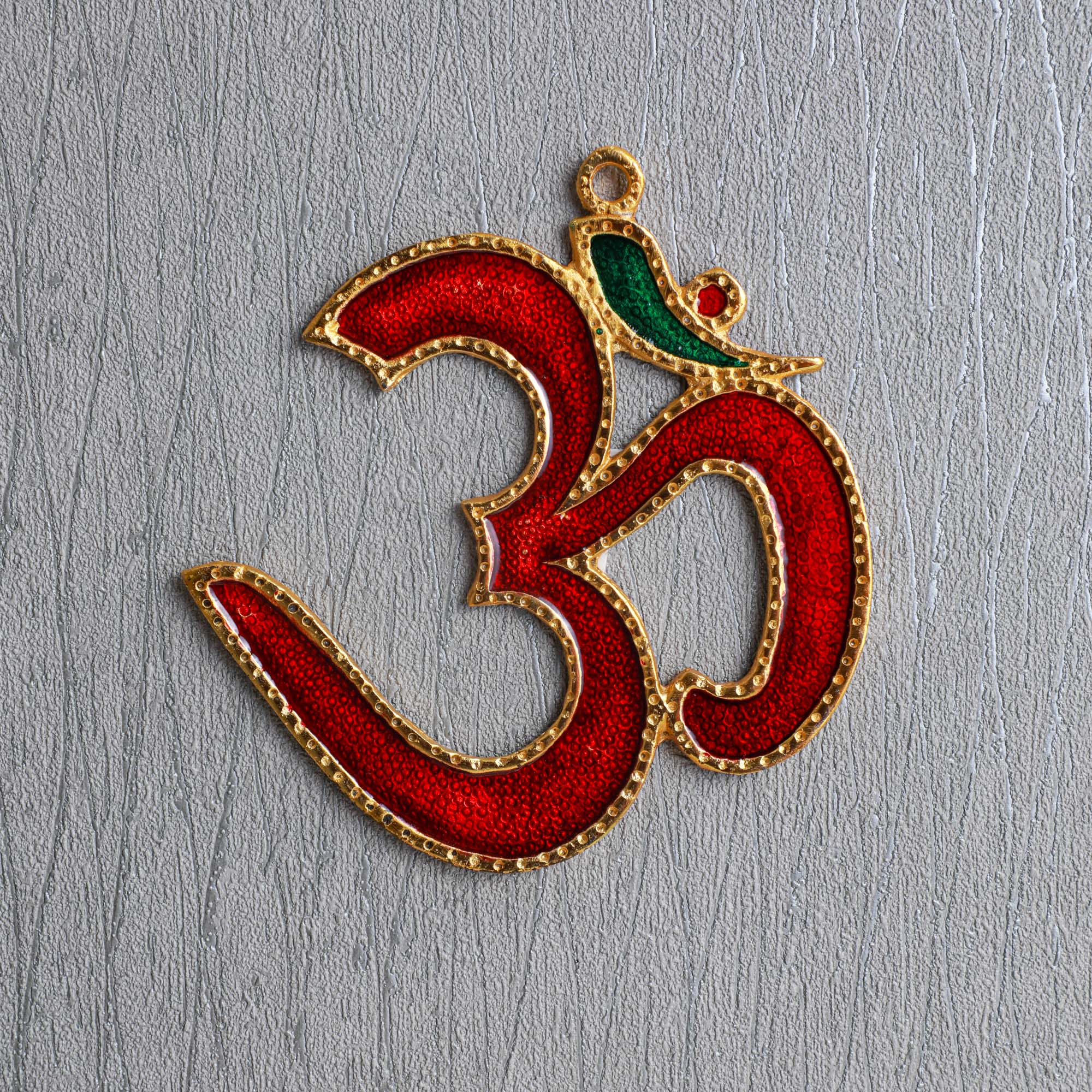 OM Wall piece White metal PRO Indian