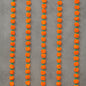 Orange Marigold Garland (6ft) Plastic PRO Indian