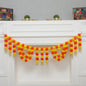 Orange Yellow Hanging Bandhanwar Plastic PRO Indian