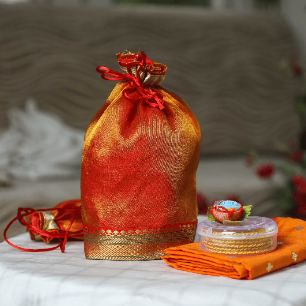 Organza Potli Bags Fabric PRO Indian