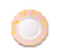 Pink and Gold Marble Plastic Plates 10 Pack - Grand Plate Pro Linens