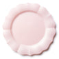 Pink Round Plastic Plates - Scalloped Plate Pro Linens