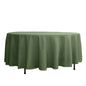 Polyester 108" Round Tablecloth Olive Green - Wrinkle-Resistant Table Cover Pro Linens