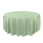 Polyester 132" Round Tablecloth Sage Green - Seamless Chic Table Cover Pro Linens