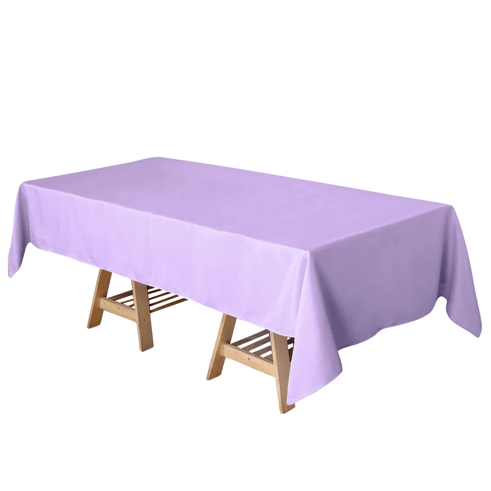 Polyester 60"x102" Rectangle Tablecloth Lavender Lilac - Durable and Stylish Table Cover Pro Linens