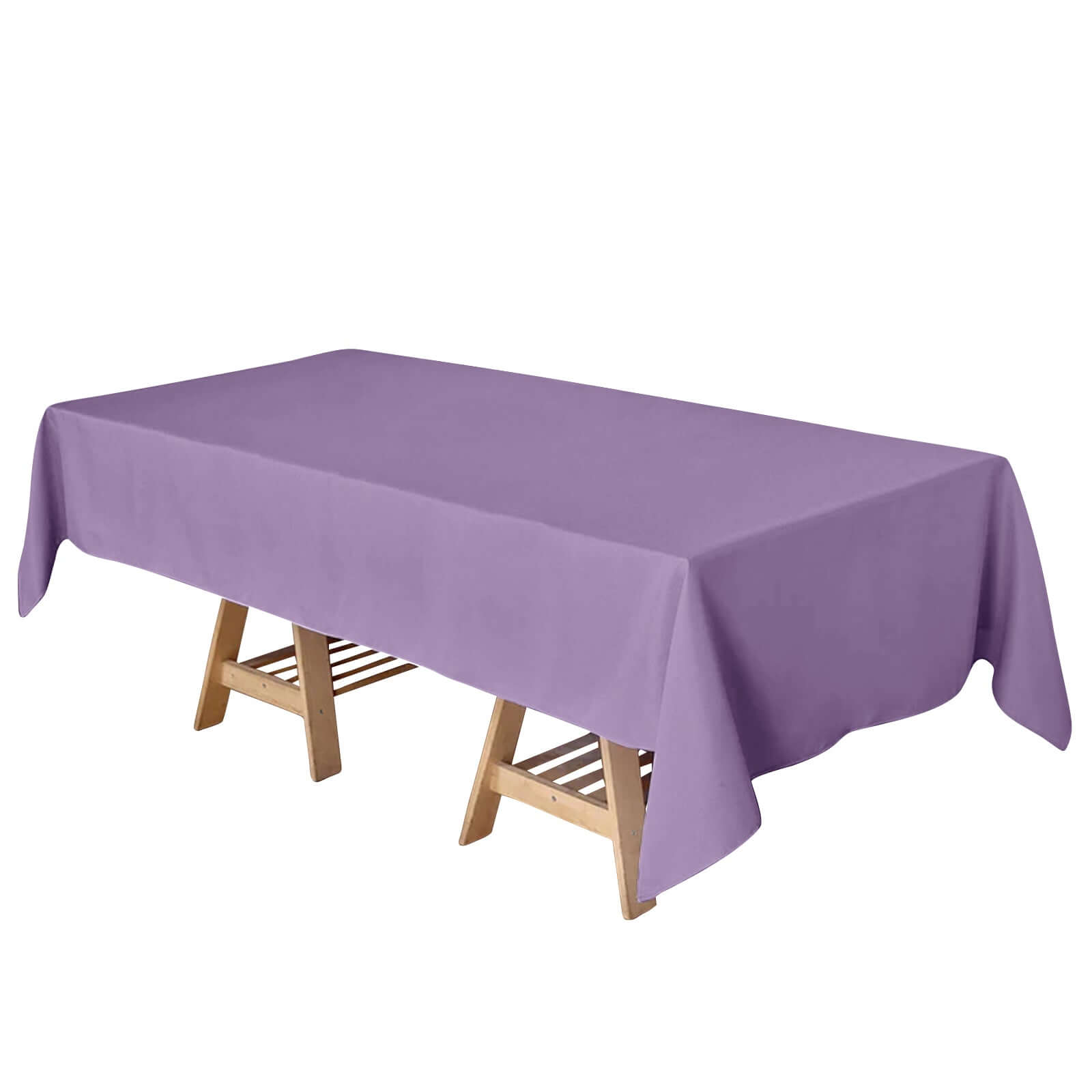 Polyester 60"x102" Rectangle Tablecloth Violet Amethyst - Durable and Stylish Table Cover - Pro Linens