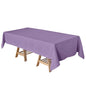 Polyester 60"x102" Rectangle Tablecloth Violet Amethyst - Durable and Stylish Table Cover Pro Linens