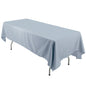 Polyester 60"x126" Rectangle Tablecloth Dusty Blue - Wrinkle - Resistant Table Cover - Pro Linens