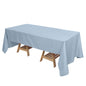 Polyester 72"x120" Rectangle Tablecloth Dusty Blue - Durable and Stylish Table Cover - Pro Linens