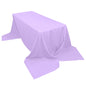 Polyester 90"x156" Rectangle Tablecloth Lavender Lilac - Seamless Wrinkle-Resistant Table Cover Pro Linens