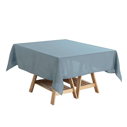 Polyester Square 54"x54" Tablecloth Dusty Blue - Wrinkle-Resistant & Durable Table Cover Pro Linens