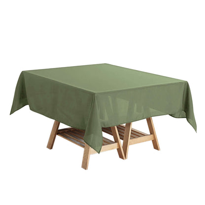 Polyester Square 54"x54" Tablecloth Dusty Sage Green - Wrinkle-Resistant & Durable Table Cover Pro Linens