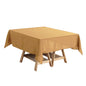 Polyester Square 54"x54" Tablecloth Gold - Wrinkle-Resistant & Durable Table Cover for Events Pro Linens