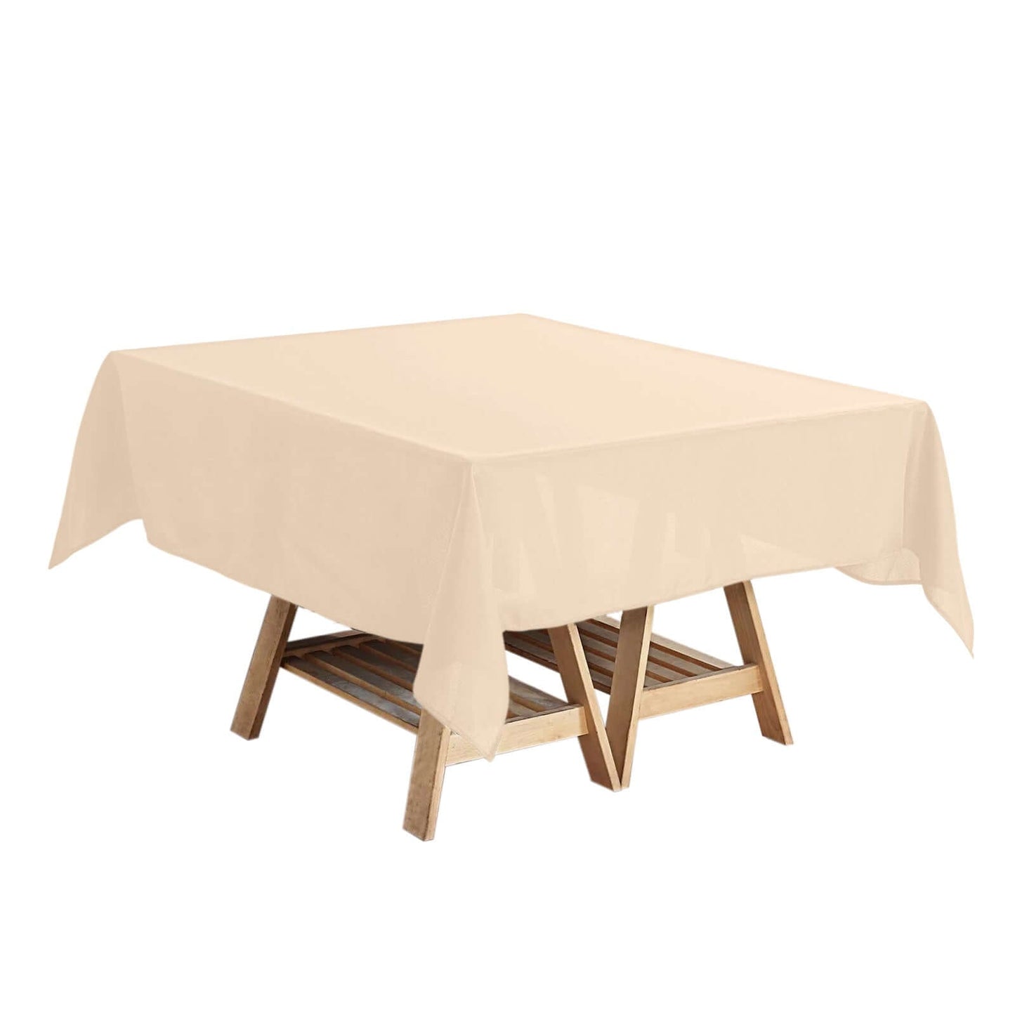 Polyester Square 54"x54" Tablecloth Nude - Wrinkle-Resistant & Durable Table Cover Pro Linens