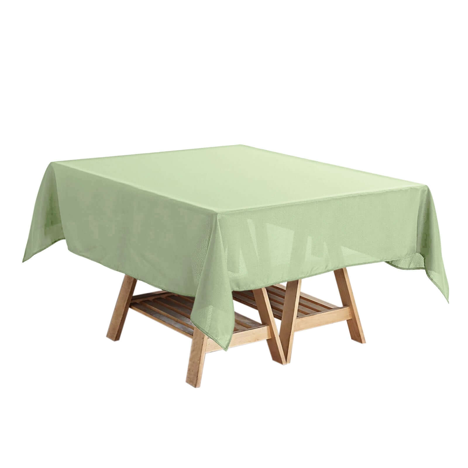 Polyester Square 54"x54" Tablecloth Sage Green - Wrinkle-Resistant & Durable Table Cover Pro Linens