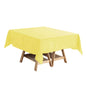 Polyester Square 54"x54" Tablecloth Yellow - Wrinkle-Resistant & Durable Table Cover Pro Linens