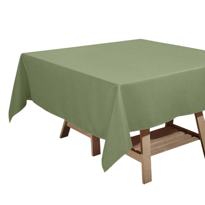 Polyester Square 70"x70" Tablecloth Dusty Sage Green - Wrinkle-Resistant & Durable Table Cover Pro Linens