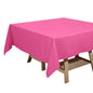 Polyester Square 70"x70" Tablecloth Fuchsia - Wrinkle-Resistant & Durable Table Cover Pro Linens