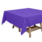 Polyester Square 70"x70" Tablecloth Purple - Wrinkle-Resistant & Durable Table Cover Pro Linens