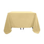 Polyester Square 90"x90" Tablecloth Champagne - Wrinkle-Resistant & Durable Table Cover Pro Linens