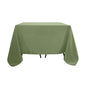 Polyester Square 90"x90" Tablecloth Dusty Sage Green - Wrinkle-Resistant & Durable Table Cover Pro Linens