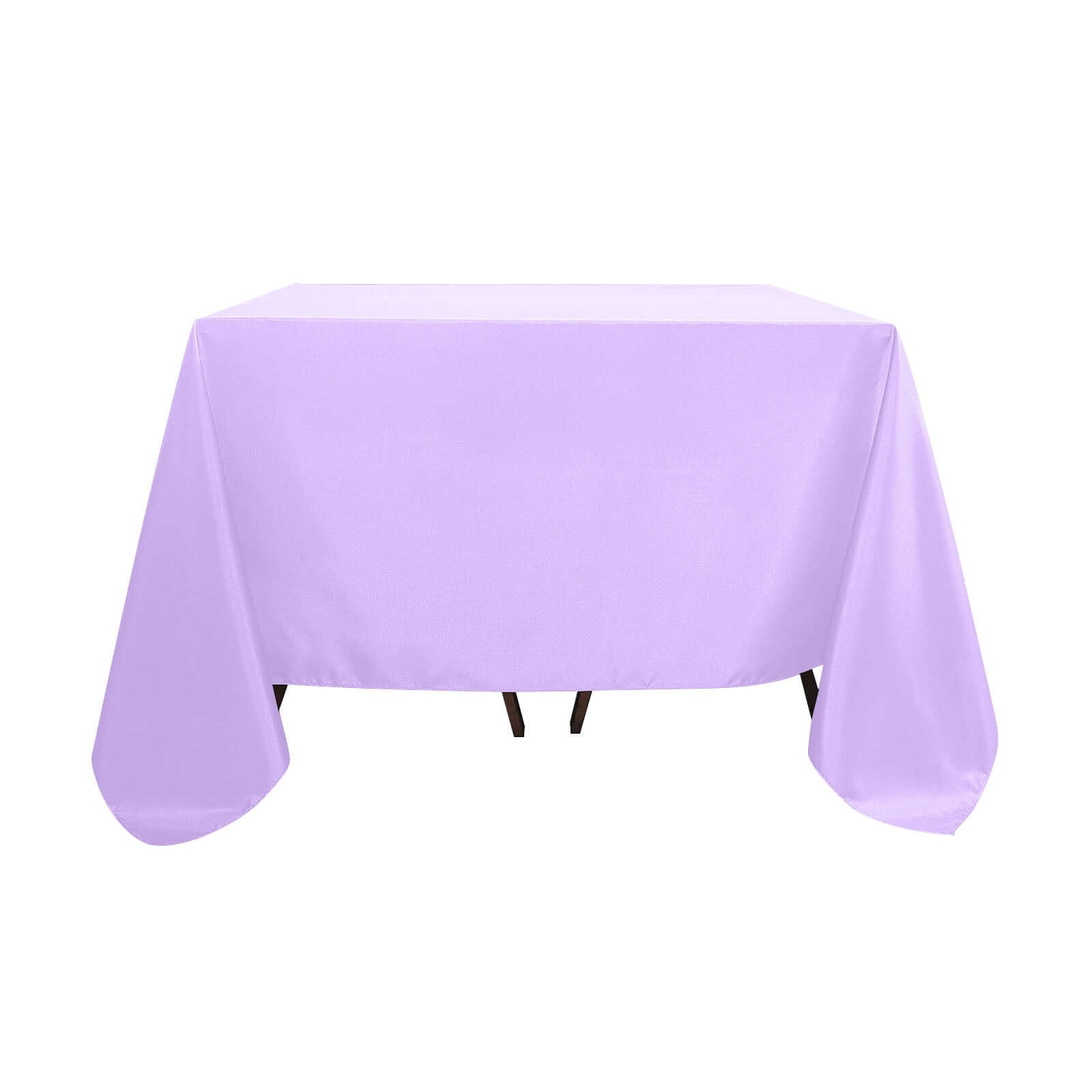 Polyester Square 90"x90" Tablecloth Lavender Lilac - Wrinkle-Resistant & Durable Table Cover Pro Linens