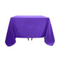 Polyester Square 90"x90" Tablecloth Purple - Wrinkle-Resistant & Durable Table Cover Pro Linens