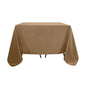 Polyester Square 90"x90" Tablecloth Taupe - Wrinkle-Resistant & Durable Table Cover Pro Linens