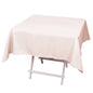 Premium Polyester 54"x54" Square Tablecloth Blush - Stain and Wrinkle-Resistant 220GSM Table Cover Pro Linens