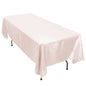 Premium Polyester 60"x102" Rectangle Tablecloth Blush - Durable 220GSM Wrinkle-Resistant Table Cover Pro Linens